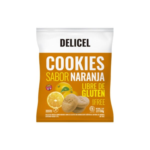 Cookies Sabor Naranja Delicel