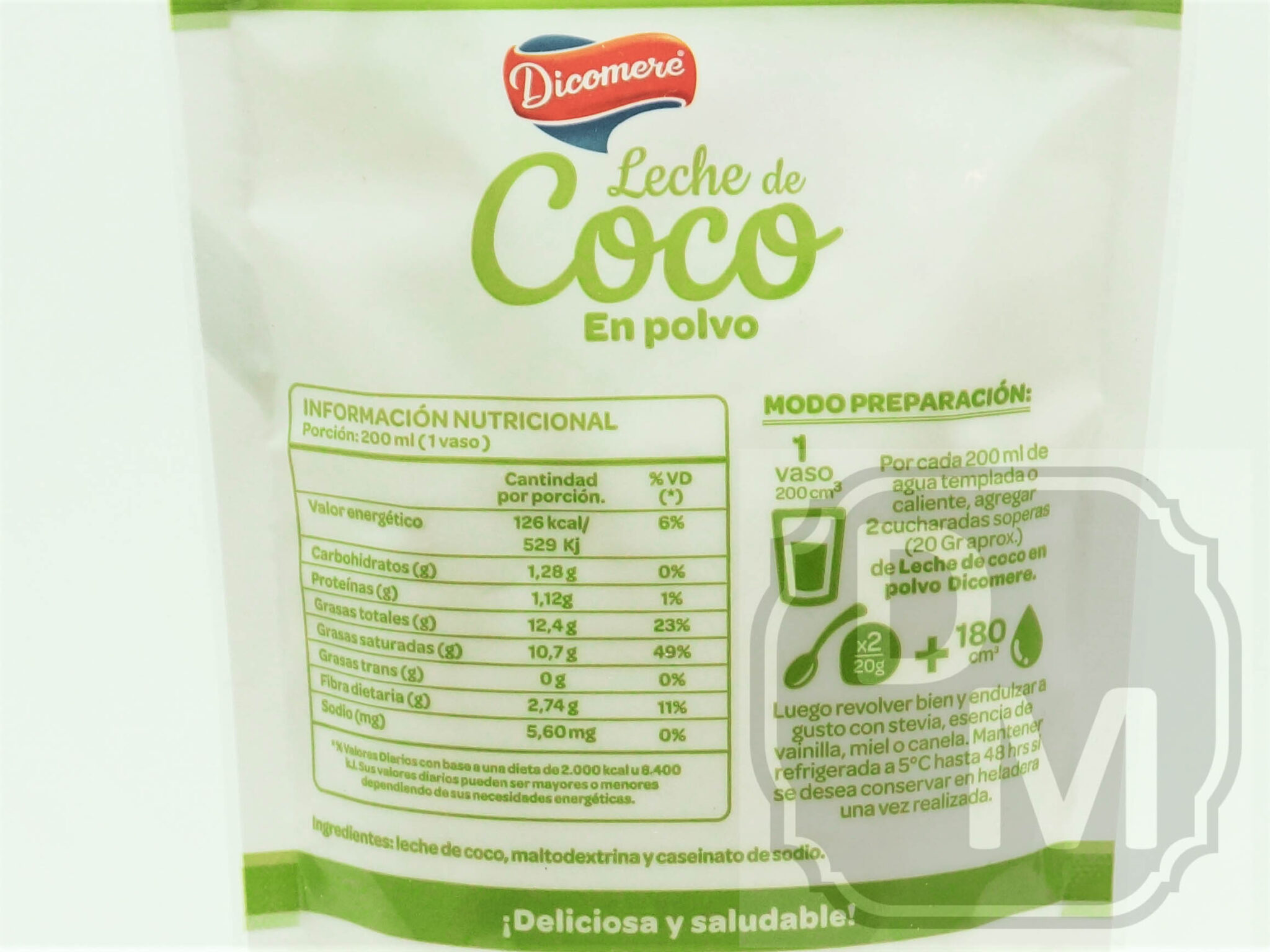 Leche de Coco en Polvo Sin TACC – Dicomere x 150gr – Dietetica Mari