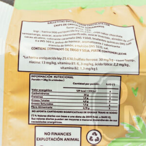 Vegchips Chocolate Info