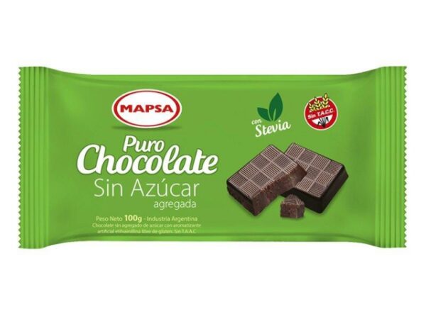 Chocolate Mapsa Sin Azucar