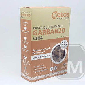 Fideos Proteicos de Garbanzos y Chia - Wakas