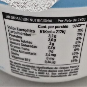 Yogur Natural SIn Azucar Agregada Crudda