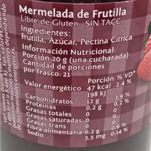 Mermelada Frutilla El Brocal