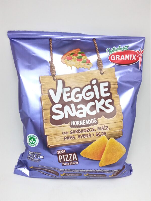 Veggie Snacks sabor a Pizza Granix
