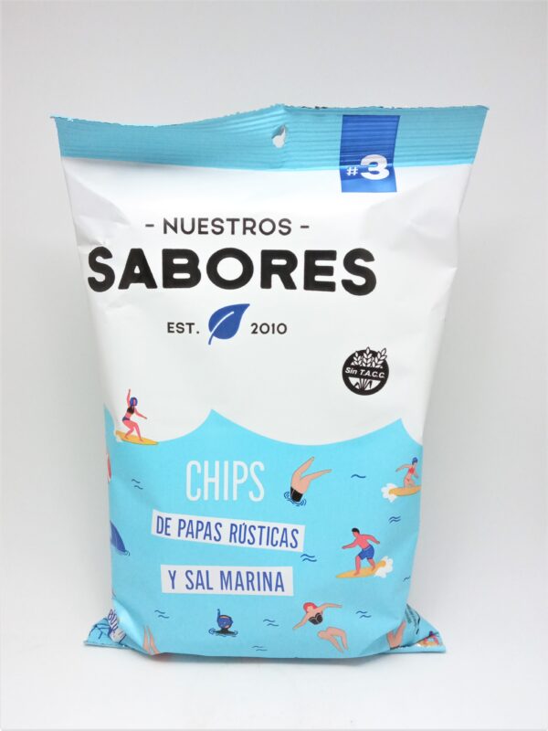 Chips de Papas Rústicas y Sal Marina Nuestros Sabores