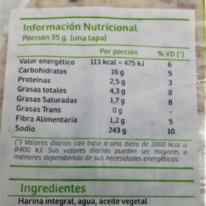 Orali - Tapas para Empanadas Mix de Semillas