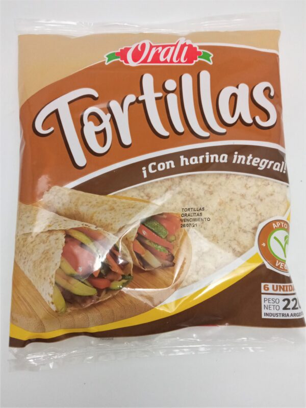 Tortillas Integrales Orali
