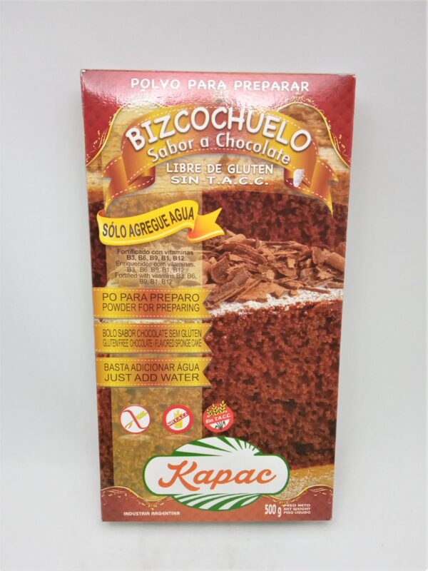 Pre Mezcla Bizcochuelo Chocolate Kapac