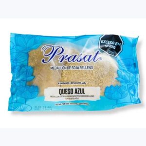 Milanesas de Soja Rellenas con Queso Azul - Prasat x 4unidades - 460g Total