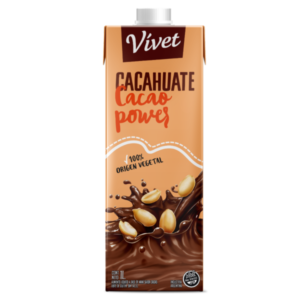 Leche de Mani Cacao Power Vivet