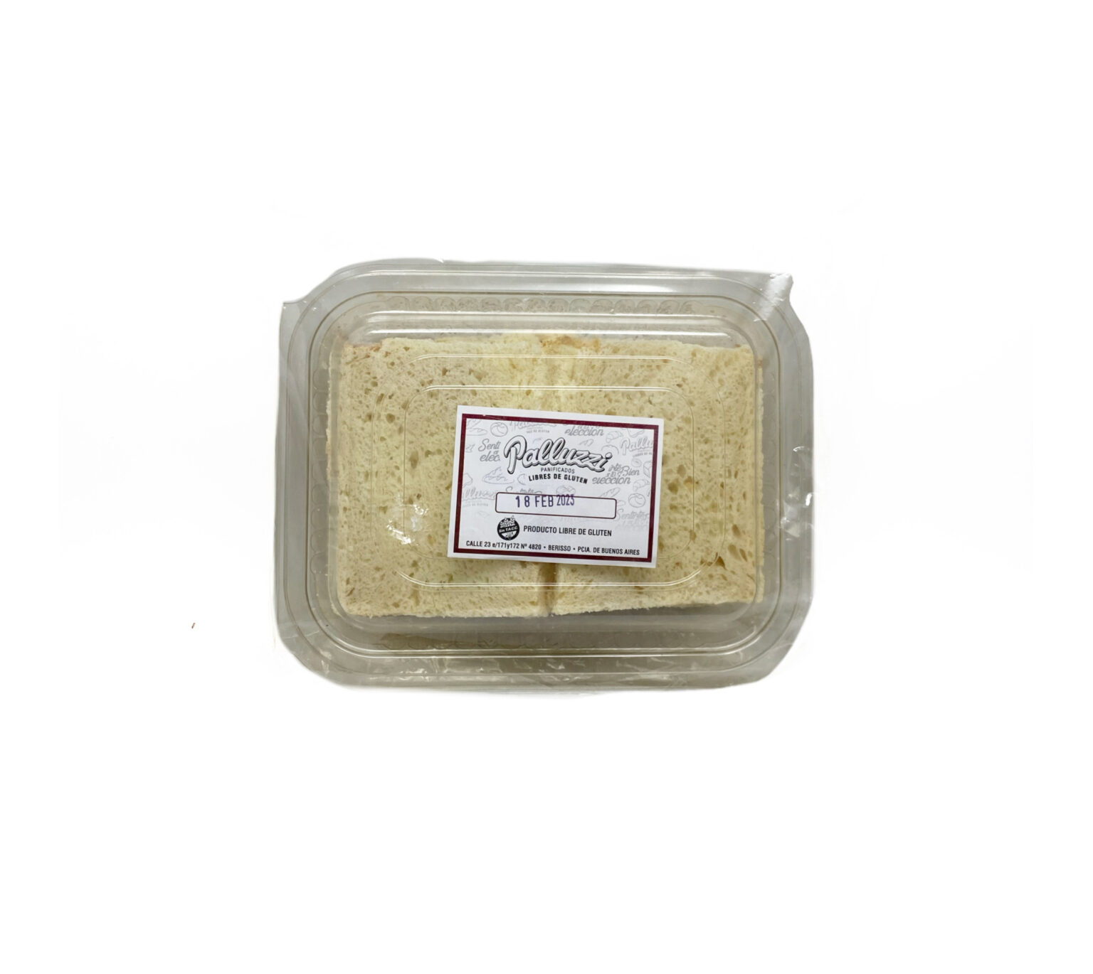 Sandwiches de Miga Para Tostar Sin TACC Palluzzi x4 unidades