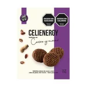 Galletas Cacao y Mani Celienergy