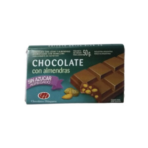 Chocolate con Leche y Almendras Sin Azucar Chocolates Húngaros
