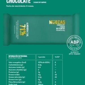 Chocolate Vegano Muecas