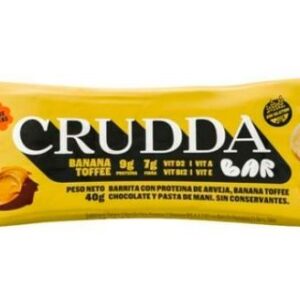Barra Proteica de Banana Toffee - Crudda x40gr