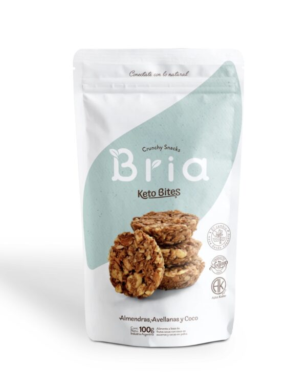 Bria Keto Bites- Almendras, Avellanas y Coco x100gr