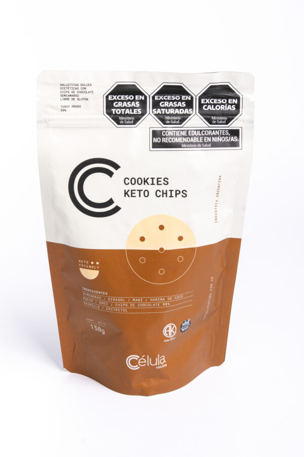 Cookies Keto Chips- Célula Cocina- 150gr