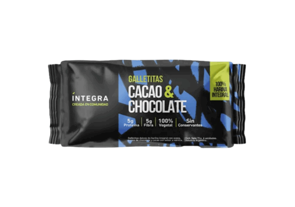 Galletitas Integra Cacao y Chocolate x6, 72gr