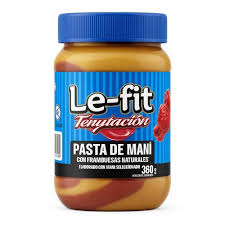 Mantequilla de maní con frambuesa- Lefit x360gr