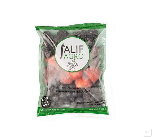 Mix Tucumano Frutos Rojos Congelados - x250g Alif Agro