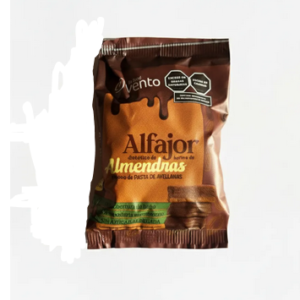 Alfajor KETO de Pasta de Avellanas y Chocolate Semiamargo - Vento x54gr