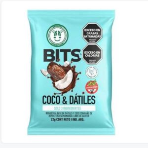 Bocadito Sin TACC con Coco, Dátiles y Chocolate - BITS Felices Las Vacas x22gr
