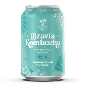 Kombucha de Manzana Verde y Cedrón - Bravía x 354ml