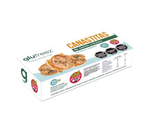 Canastitas de Jamón y Queso Sin TACC - Glufreez x3u