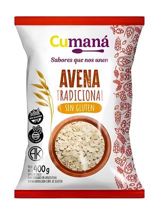 Avena tradicional Sin TACC - Cumaná 400gr