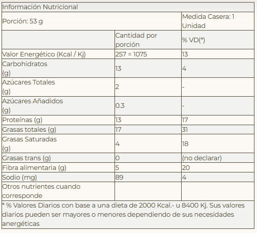 Alfajor KETO de Pasta de Maní y Chocolate Semiamargo - Vento x53gr - Image 2