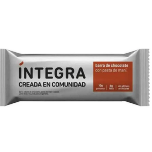 Barrita de chocolate con Pasta de Maní - Integra x41g