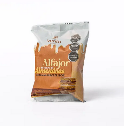 Alfajor KETO de Dulce de Leche y Chocolate Blanco - Vento x53gr