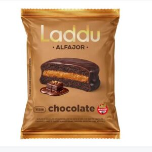 Alfajor Vegano de Chocolate Relleno de pasta de Dátiles - Laddubar x60gr